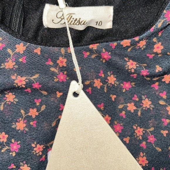 NWT Alitsa Floral Ruffle Dress - Picture 4 of 4